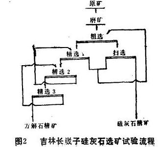 硅灰石選礦流程